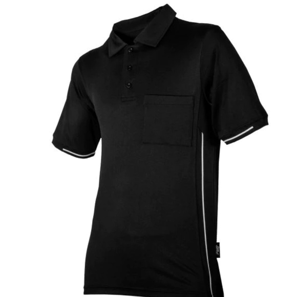 Honig’s Shirts Honigs Baseball Pro Black Umpire Shirt Short Sleeve